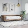VidaXL Pat de zi cu saltea, cappuccino, 90x200 cm, piele ecologică 3197722