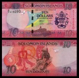 INSULELE SOLOMON █ bancnota █ 10 Dollars █ 2017 █ P-33 █ semnatura 12 █ UNC