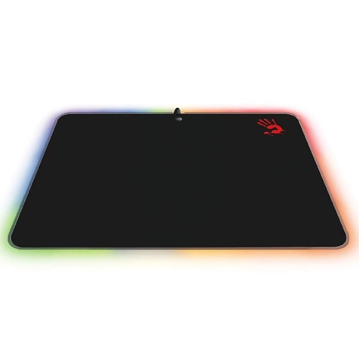 Mouse PAD A4Tech, &amp;quot;RGB Gaming&amp;quot;, gaming, cu led, cauciuc si material textil, 358 x 256 x 2.6 mm, negru, &amp;quot;MP-50RS&amp;quot;