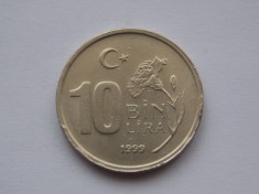 10 BIN LIRA 1999 TURCIA