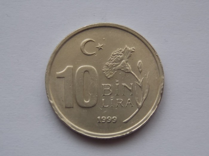 10 BIN LIRA 1999 TURCIA
