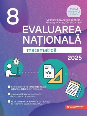 Evaluarea Nationala 2026. Matematica. Clasa A 8-A
