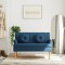 Gossi bancheta cu perne, albastru, 113x64,5x75,5 cm, textil