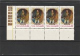 ROMANIA 1970 LP 724 - 150 DE ANI DE LA NASTEREA LUI A.I. CUZA STRAIF DE 4 TIMBRE MNH