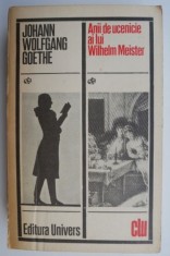 Anii de ucenicie ai lui Wilhelm Meister &ndash; Johann Wolfgang Goethe
