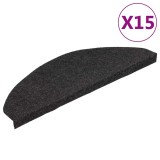 Cumpara ieftin Covorase scari autoadezive, 15 buc.,negru, 65x22,5x3,5 cm