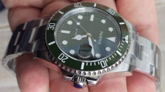 Ceas Parnis Submariner Frog 40 mm mecanism automatic japonez Citizen MIYOTA 8215 foto