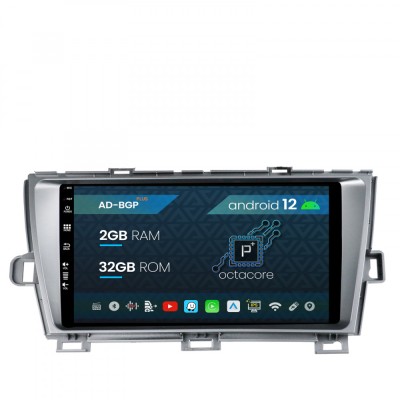 Navigatie Toyota Prius (2009-2014), Android 12, P-Octacore 2GB RAM + 32GB ROM, 9 Inch - AD-BGP9002+AD-BGRKIT089 foto