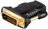 Adaptor HDMI 19 pini mama - DVI-D 24+1 pini tata, Goobay