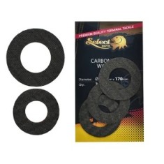 Set Saibe Carbo Select Baits Carbon Drag Washers - 26 X 12mm foto