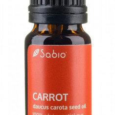 Ulei esential pur de morcov (daucus carota seed oil), 10ml, Sabio