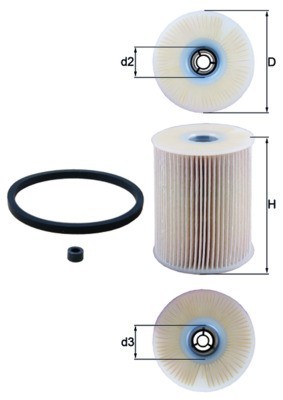 MAHLE KX 231D filtru combustibil foto
