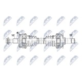 Planetara Mercedes E W212, S212 2009-, Cls C218, X218 2011-, Glk X204 2008-, Spate, Stanga, Dreapta, CV Automata, A2123501810