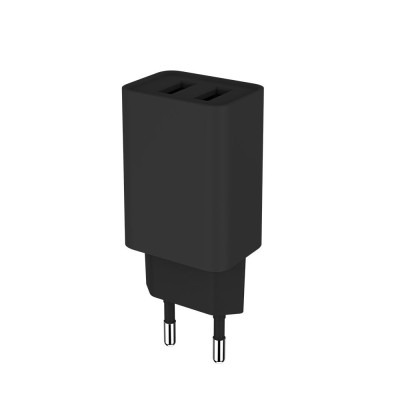 Incarcator retea dublu USB 10W ColorWay, 2.1A, negru foto