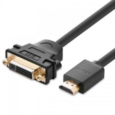 CABLU video Ugreen HDMI la DVI, 0.2m, negru 20136