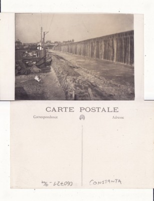 Constanta iarna - Digul inghetat foto