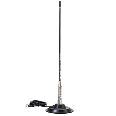 Antena CB PNI ML90 26-30MHz, 75cm, 150W, cu baza magnetica 145cm inclusa PNI-ML90-145PL foto