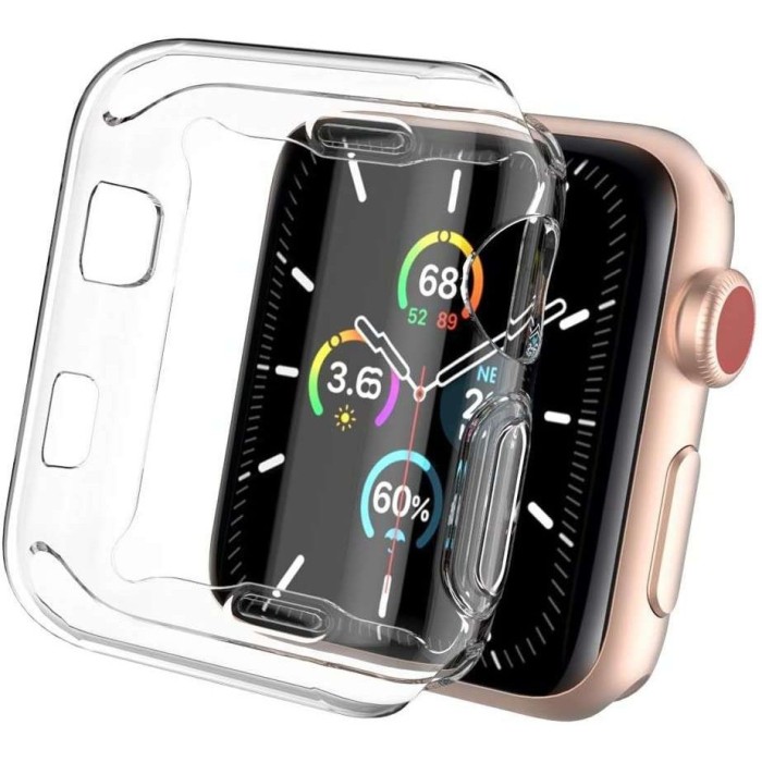 Husa apple watch series 4/5 44 mm full tpu 360 transparent