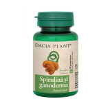 DACIA PLANT Spirulina &amp; Ganoderma, 60 comprimate