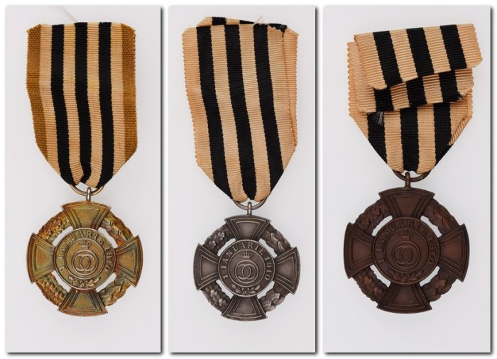 Crucea &bdquo;Casei Domnitoare&rdquo; 1935, toate cele 3 clase