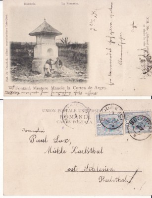 Salutari din Curtea de Arges-Fantana Mesterului Manole- clasica foto