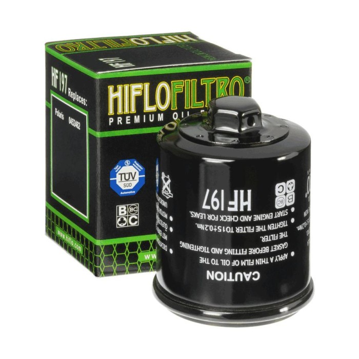 MBS Filtru ulei, Cod OEM Polaris 452462, Cod Produs: HF197