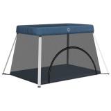Cumpara ieftin Tarc pentru copii cu saltea, bleumarin, panza textil