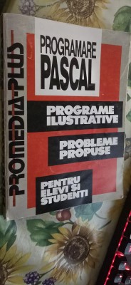 Programare pascal programe ilustrative probleme propuse pentru elevi si studenti foto