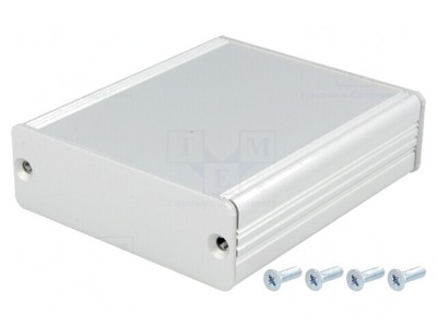 Carcasă aluminiu gri AKG 71x80x24mm foto