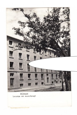 CP Roman - Locuinte noi muncitoresti, RPR, circulata 1959, stare foarte buna foto