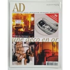 AD , ARCHITECTURAL DIGEST . ARCHITECTURE , DECORATION , ARTS . DESIGN , TEXT IN LIMBA FRANCEZA , DEC. 2005 - JAN. 2006
