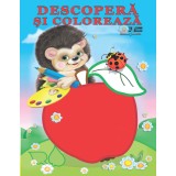 Descopera si coloreaza - Fructe |