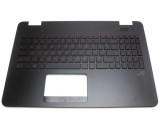 Tastatura Asus Neagra Rog N551JK cu Palmrest negru, Rog N551JW cu Palmrest negru