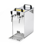 Kontakt 40/K Zapfanlage, Bierzapfanlage 2-leitig Trockenk&uuml;hlger&auml;t aus Edelstahl, 50 Liter/h, mit Membranpumpe, Green Line
