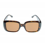 Ochelari de soare cu rame late animal print