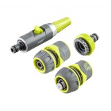 Set duza pentru furtun cu adaptor robinet 3/4" si 1", conectori Gardex