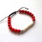 Bratara reglabila cu pietre howlite, bratara pietre semipretioase 34495