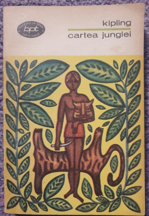 Cartea Junglei, Kipling, BPT 1969, 275 pagini, stare buna