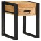 vidaXL Măsuță laterală 40 x 40 x 50 cm Lemn de mango solid și metal 4016712