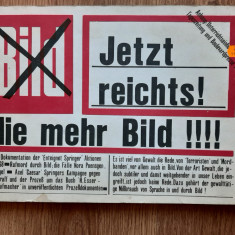 Ziar BILD Germania 1978 vechi Catalog colectie presă revistă limba germana 1978