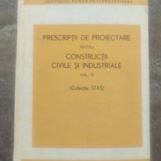 Prescriptii de proiectare pentru constructii civile si industriale vol 3