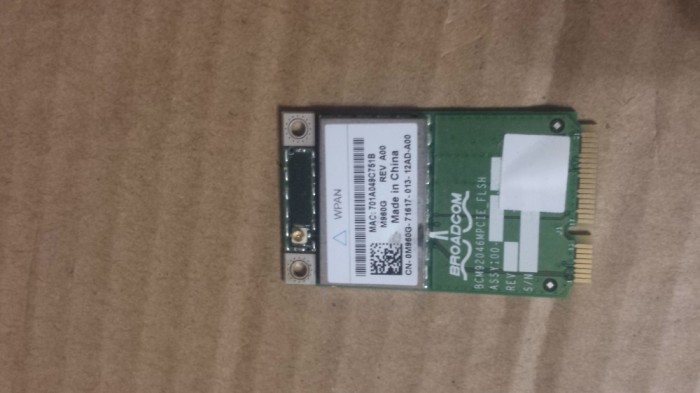 Dell Studio 1555 1557 1558 PP39L Wireless Bluetooth 370 PCI-e WPAN 0M960G M960G