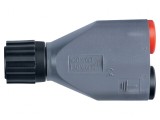 Adaptor BNC Gri 62,4mm Poliamidă 150V