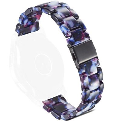 Curea polimer compatibila cu Garmin Vivoactive 4, Telescoape QR, 22mm, Hidden Gems foto