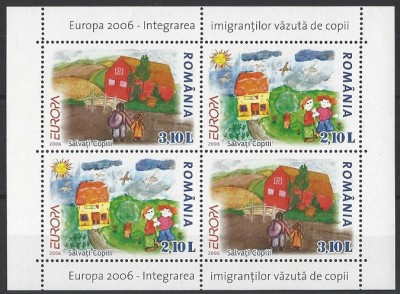 C2123 - Romania 2006 - Europa Bloc Yv.307a neuzat,perfecta stare foto