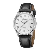 Ceas Fashion Dama GENEVA Quartz , Analog , Curea Piele - Model 7