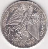 Moneda Germania - 10 Deutsche Mark 1987 - Berlin- J - argint