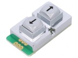 Tastatură Metalică 2 Butoane Rezistență Mecanică 1 Milion Cicuri