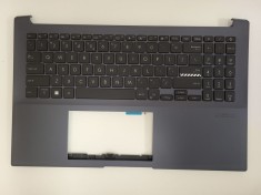 Carcasa superioara cu tastatura palmrest Laptop, Asus, VivoBook Pro 15 OLED M6500, M6500Q, M6500R, M6500QC, M6500QC-2B, 39XJNTAJN90, 90NB0YN1-R30UI0,