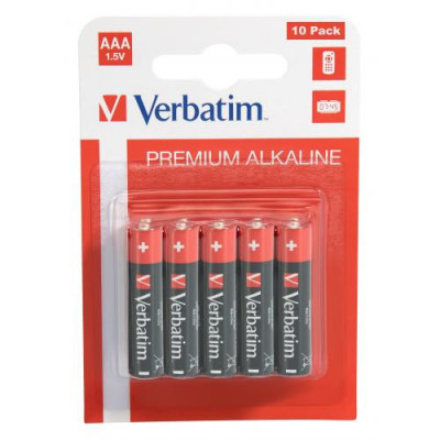 Baterii Verbatim 10 x AAA/R3 Alkaline foto